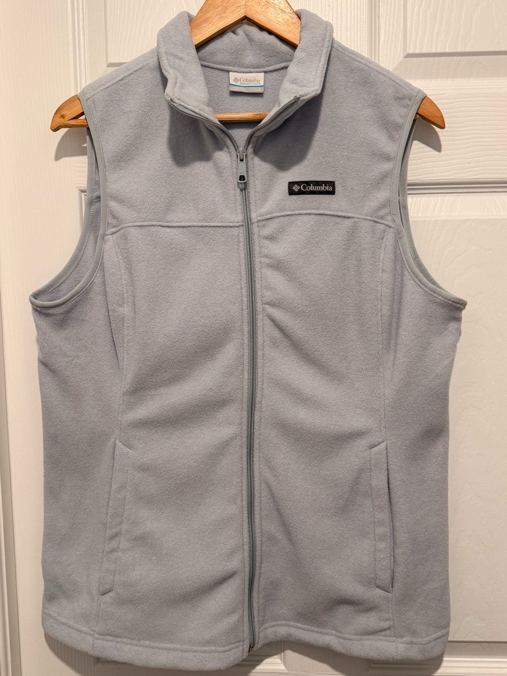 Columbia Powder Blue Full-Zip Fleece Vest L